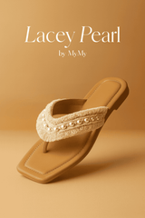 Lacey Pearl Flip-Flops