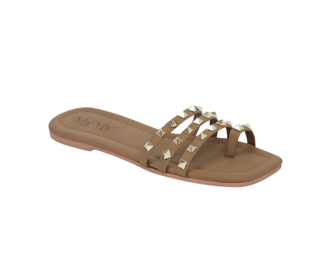 Studded Toe ring flats