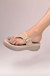 SHIMMER WEDGE BEIGE (50% OFF)