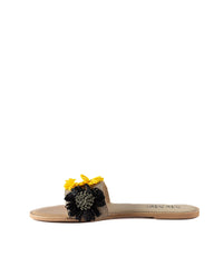 Sun Flower Jute Sandals