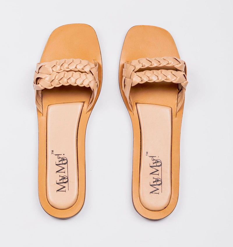 BRAIDED STRAP FLATS (64% OFF)