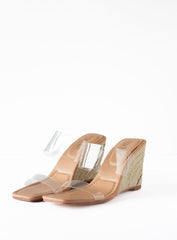 CLEAR HIGH WEDGES