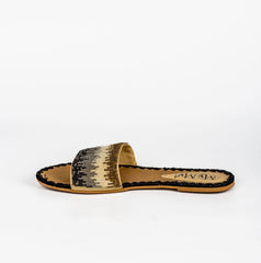 The black beaded Mules (50% OFF)