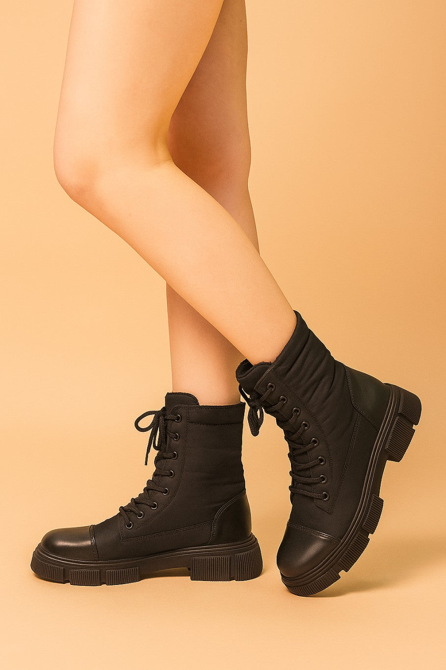 Black Combat Boots