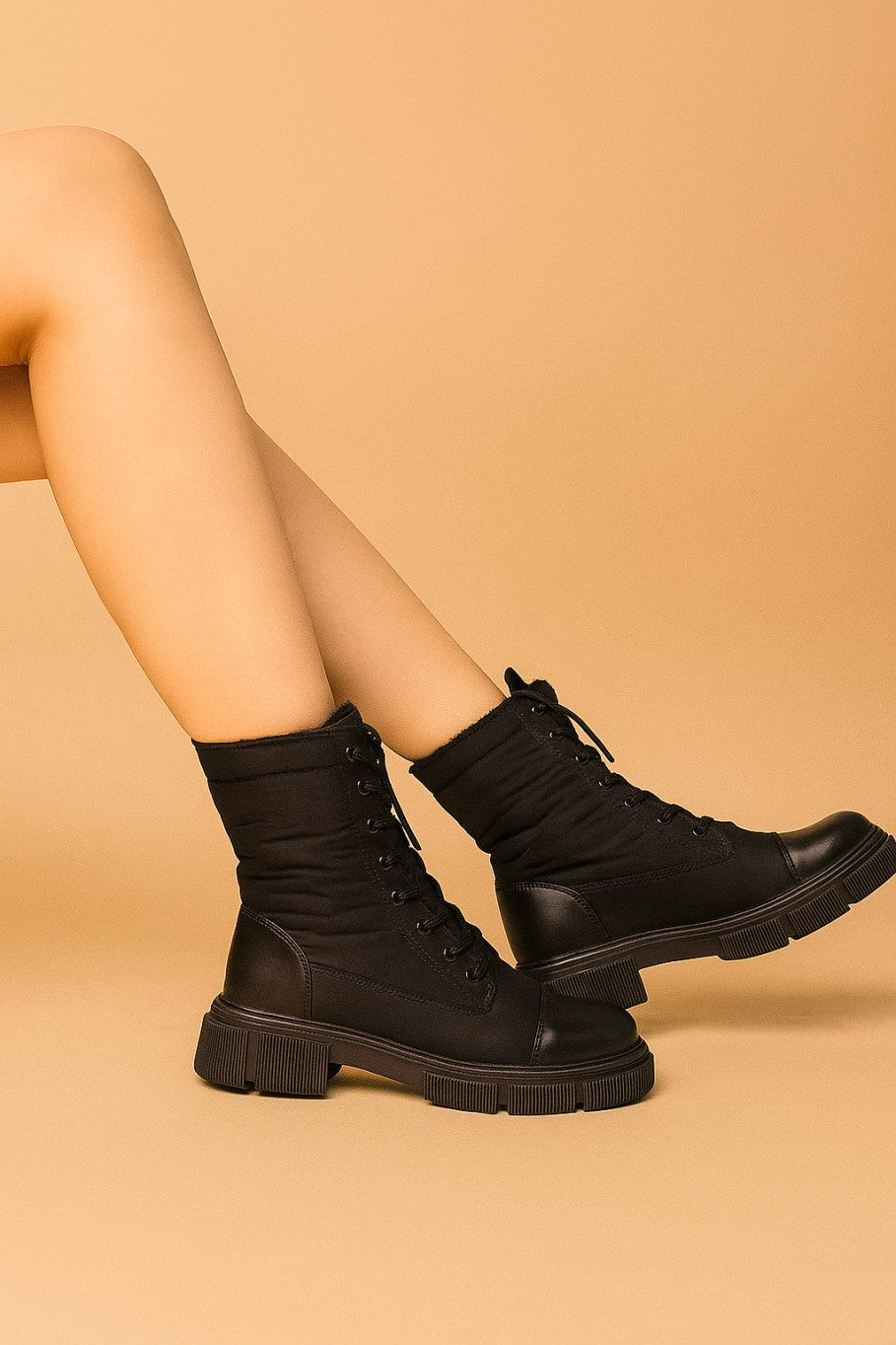 Black Combat Boots