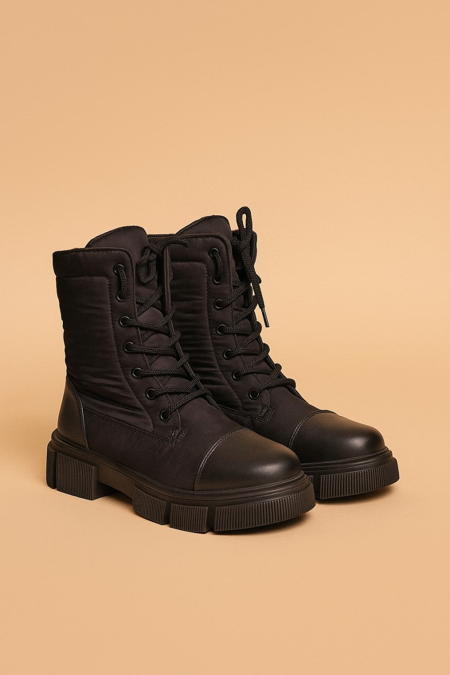 Black Combat Boots