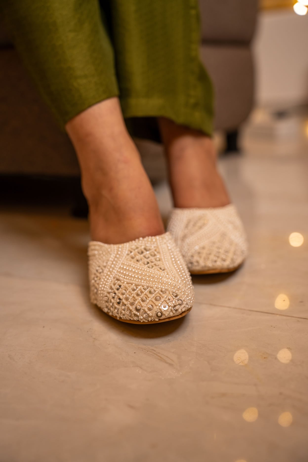 Beaded Bliss Mules