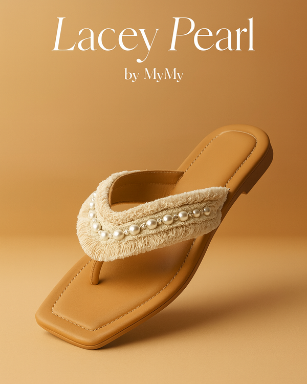 Lacey Pearl Flip-Flops (50% OFF)