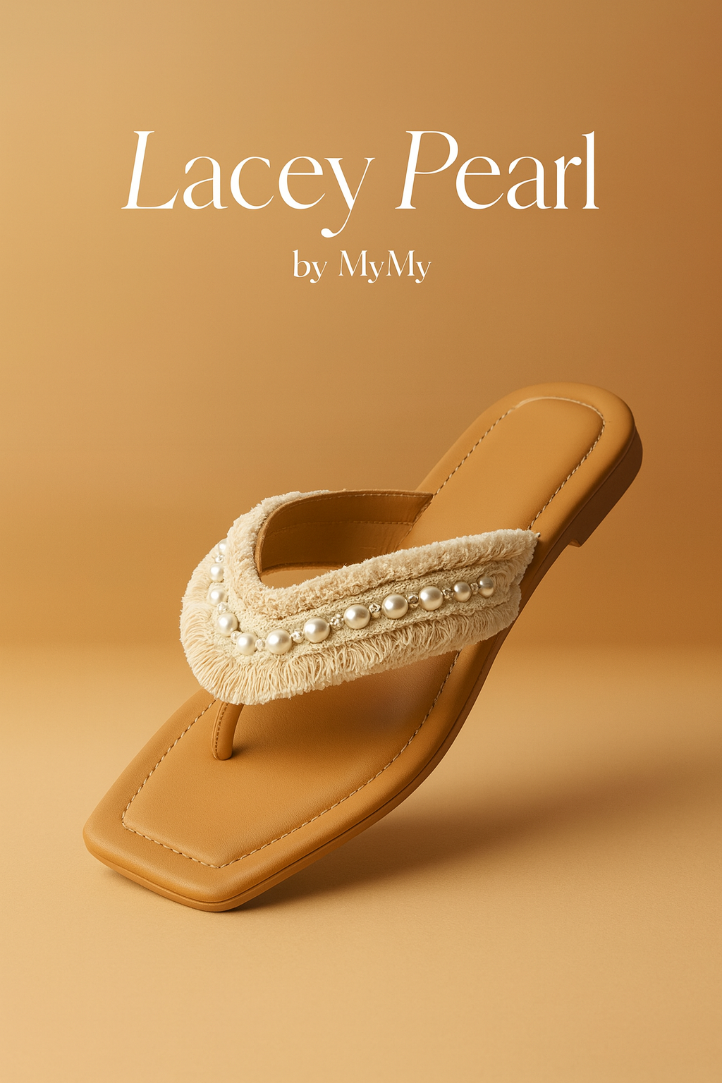 Lacey Pearl Flip-Flops (50% OFF)