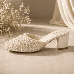 Pearl Embellished heels