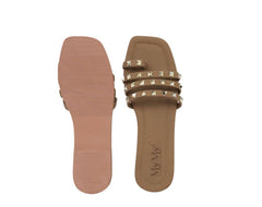 STUDDED TOE RING FLATS (50% OFF)