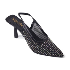 DAZZLE HEELS- BLACK (50% OFF)