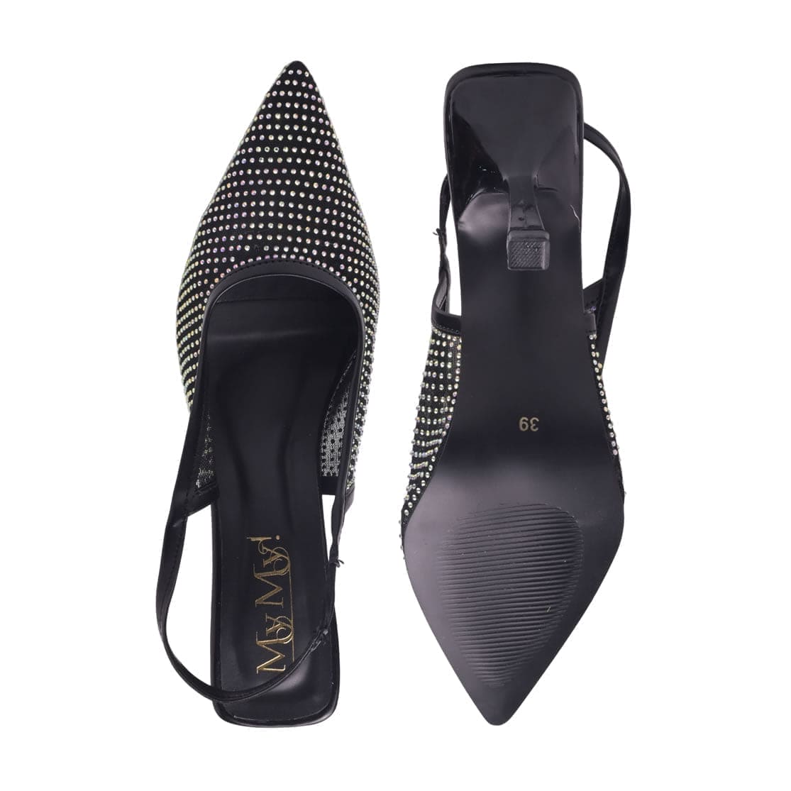 DAZZLE HEELS-LEMON (50% OFF)