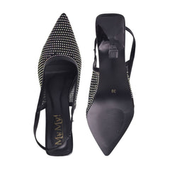 DAZZLE HEELS- BLACK (50% OFF)