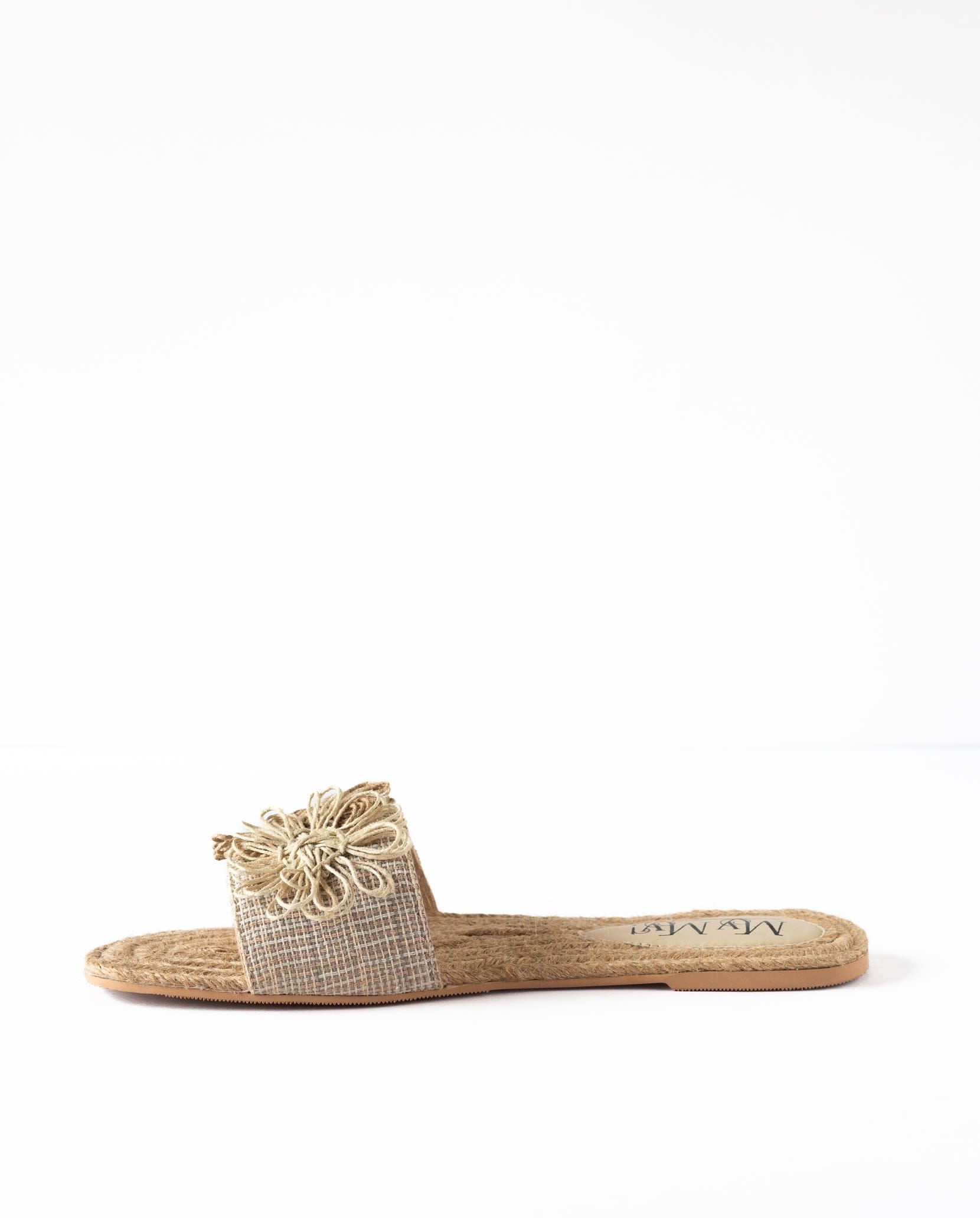 Floral jute Sandals (41% OFF)