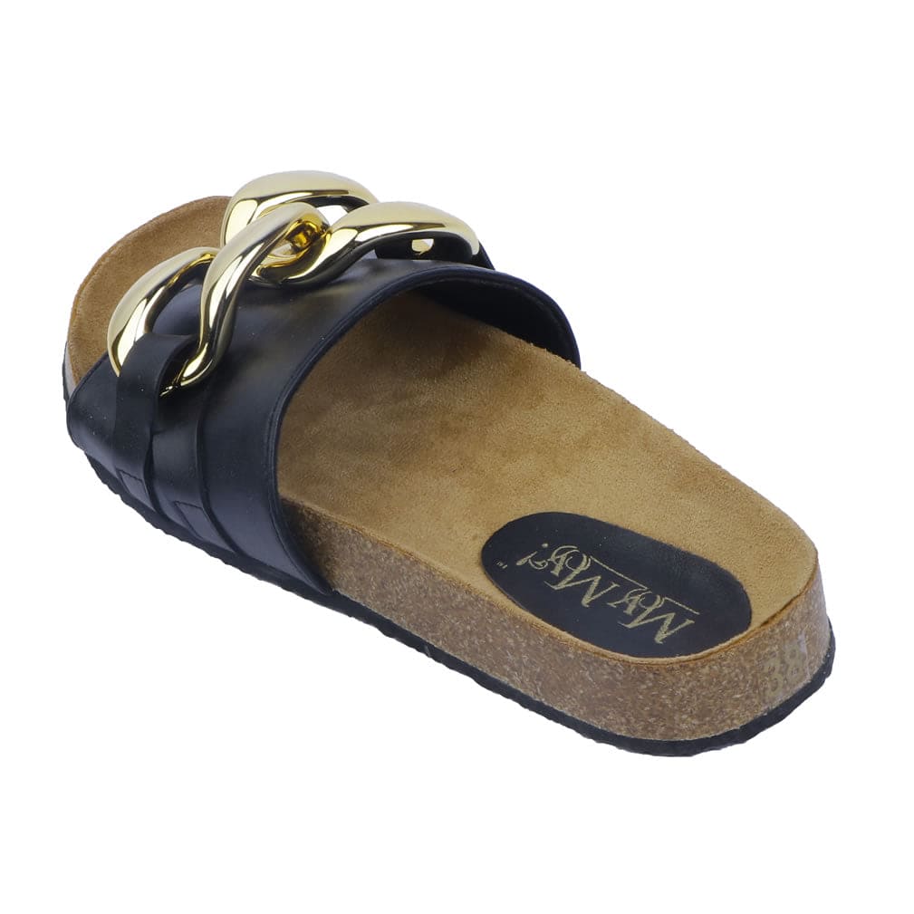 GOLD CHAIN LOCK SLIP-ON