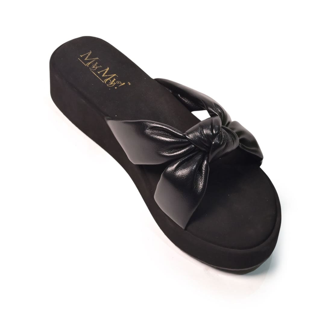 KNOT WEDGE BLACK (50% OFF)