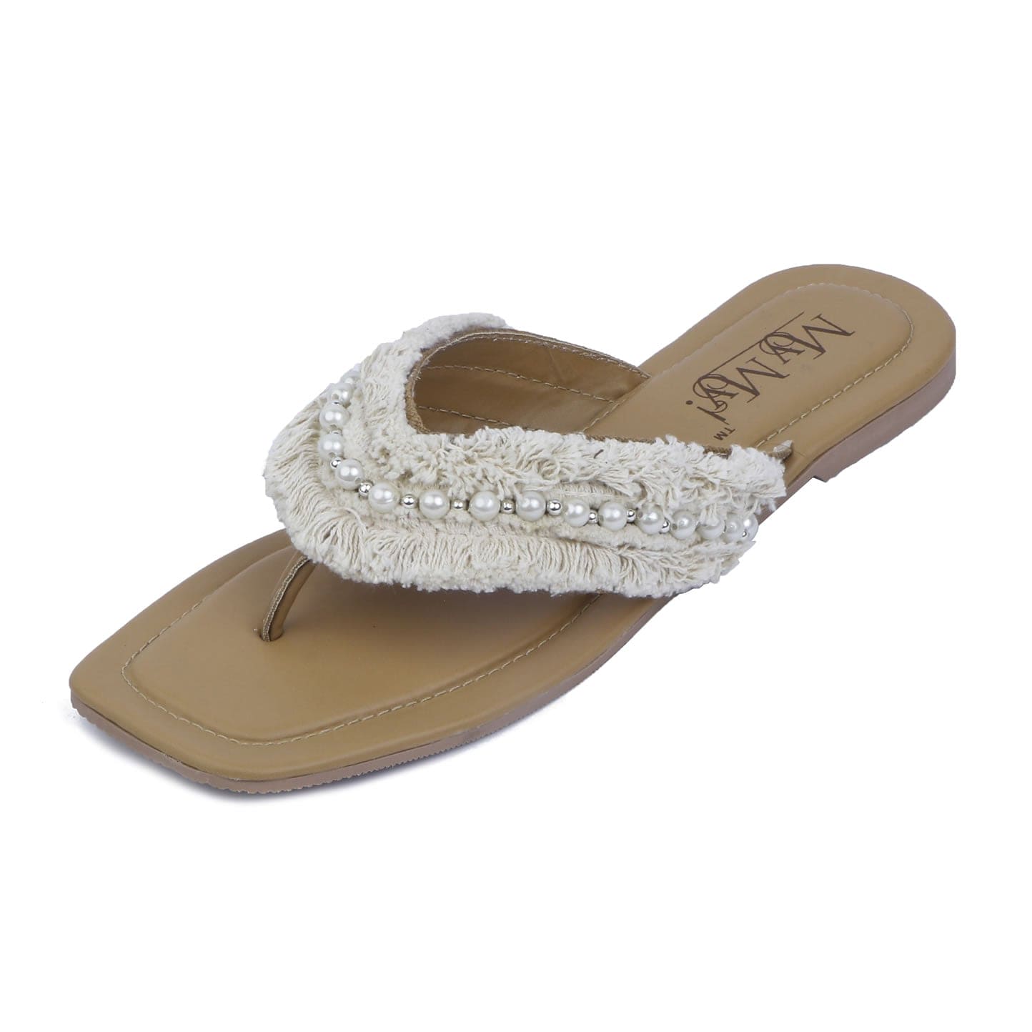 Lacey Pearl Flip-Flops (50% OFF)