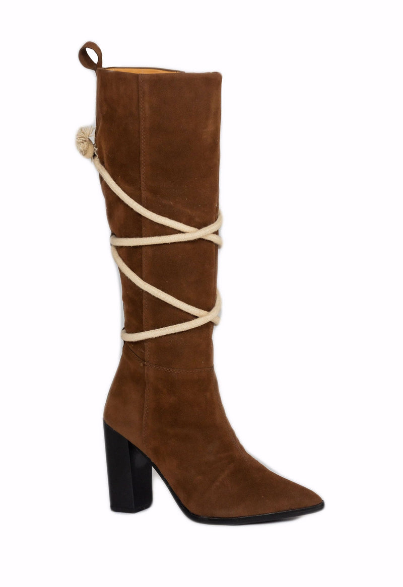 Rope-Tied Elegance Boots (30% OFF)