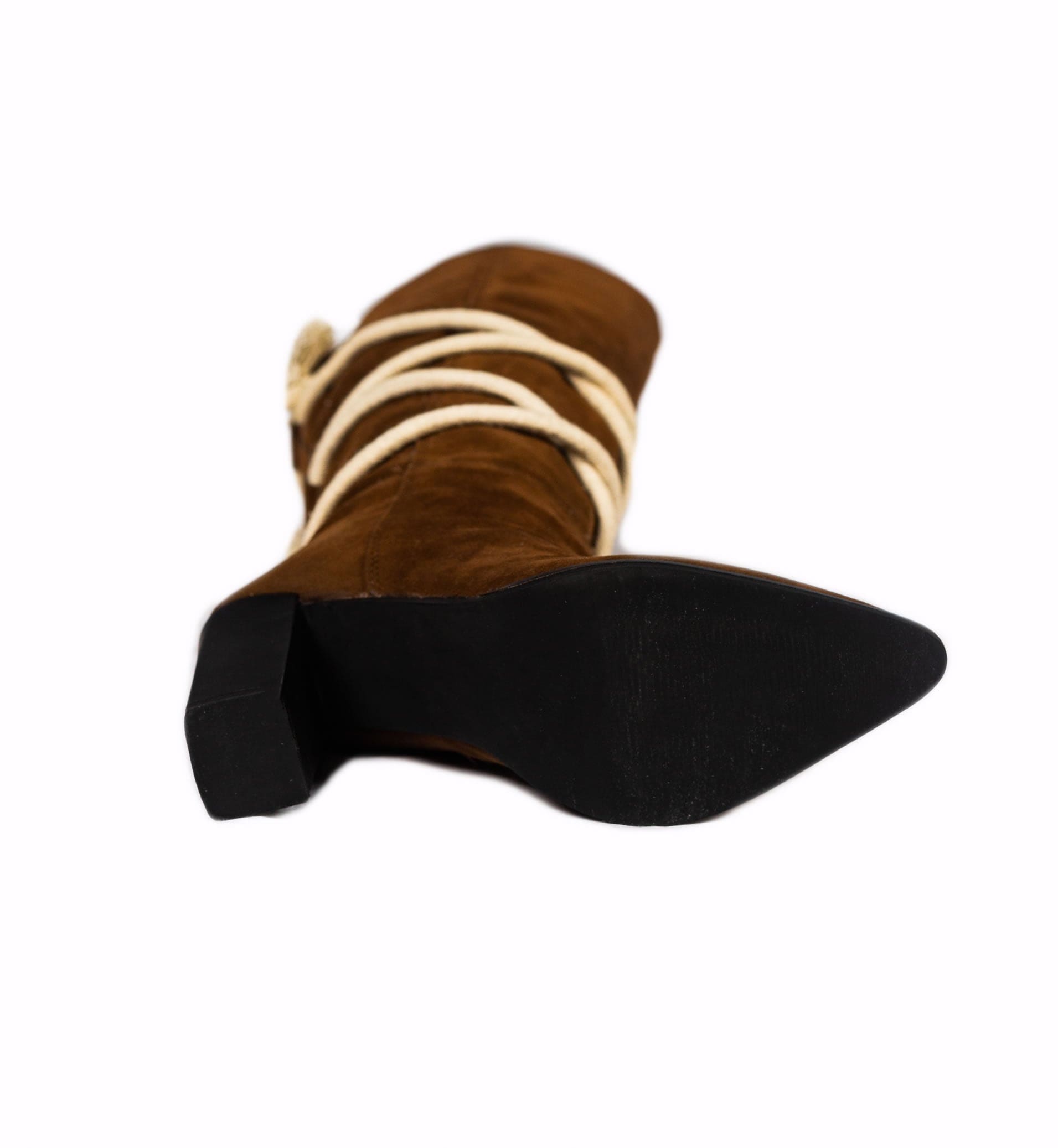 Rope-Tied Elegance Boots