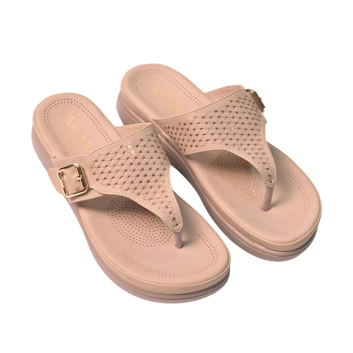 SHIMMER WEDGE BEIGE (50% OFF)