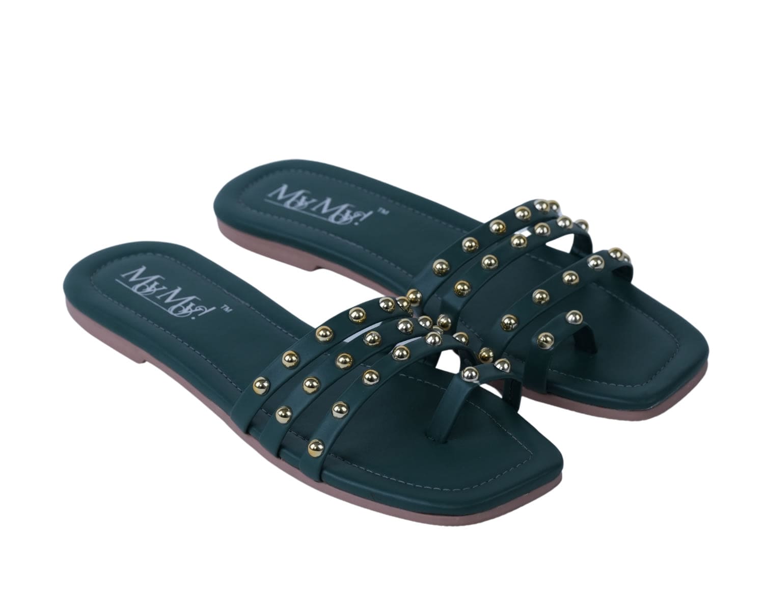 STUDDS TOE RING FLATS (50% OFF)