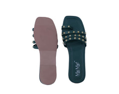 STUDDS TOE RING FLATS (50% OFF)
