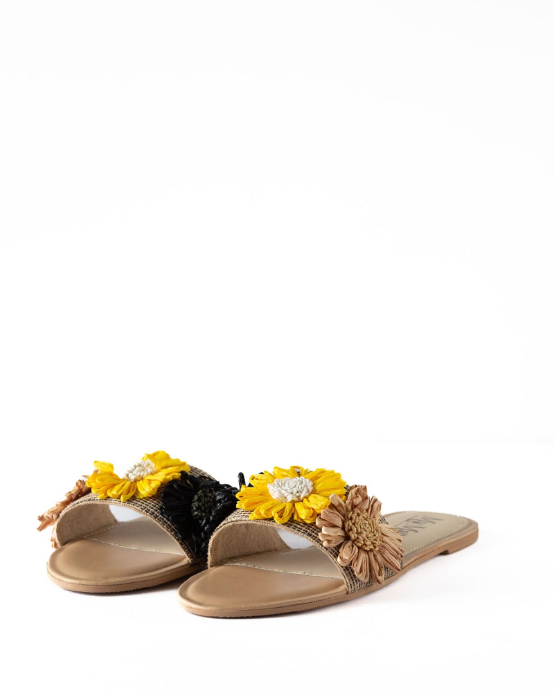 Sun Flower Jute Sandals