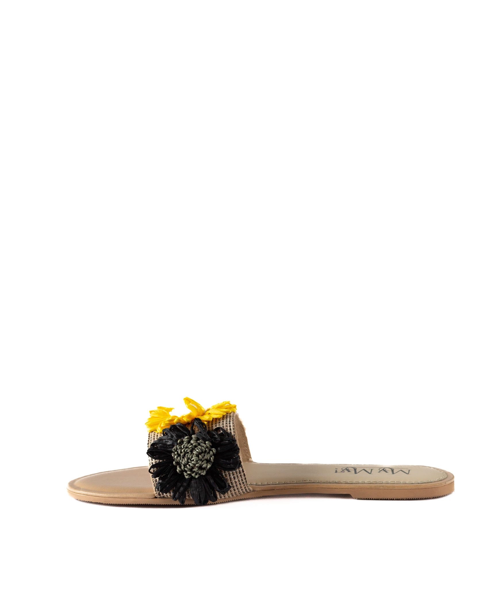 Sun Flower Jute Sandals (60% OFF)