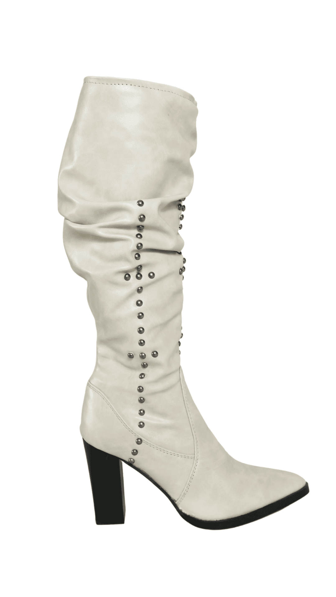 Studded White Strides