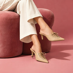 AURELIA  BEIGE HEELS