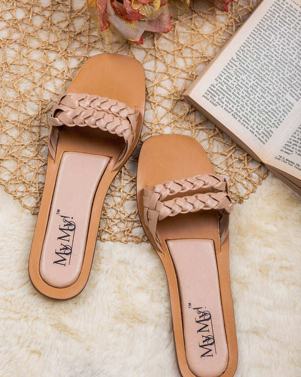 BRAIDED STRAP FLATS(63% OFF)