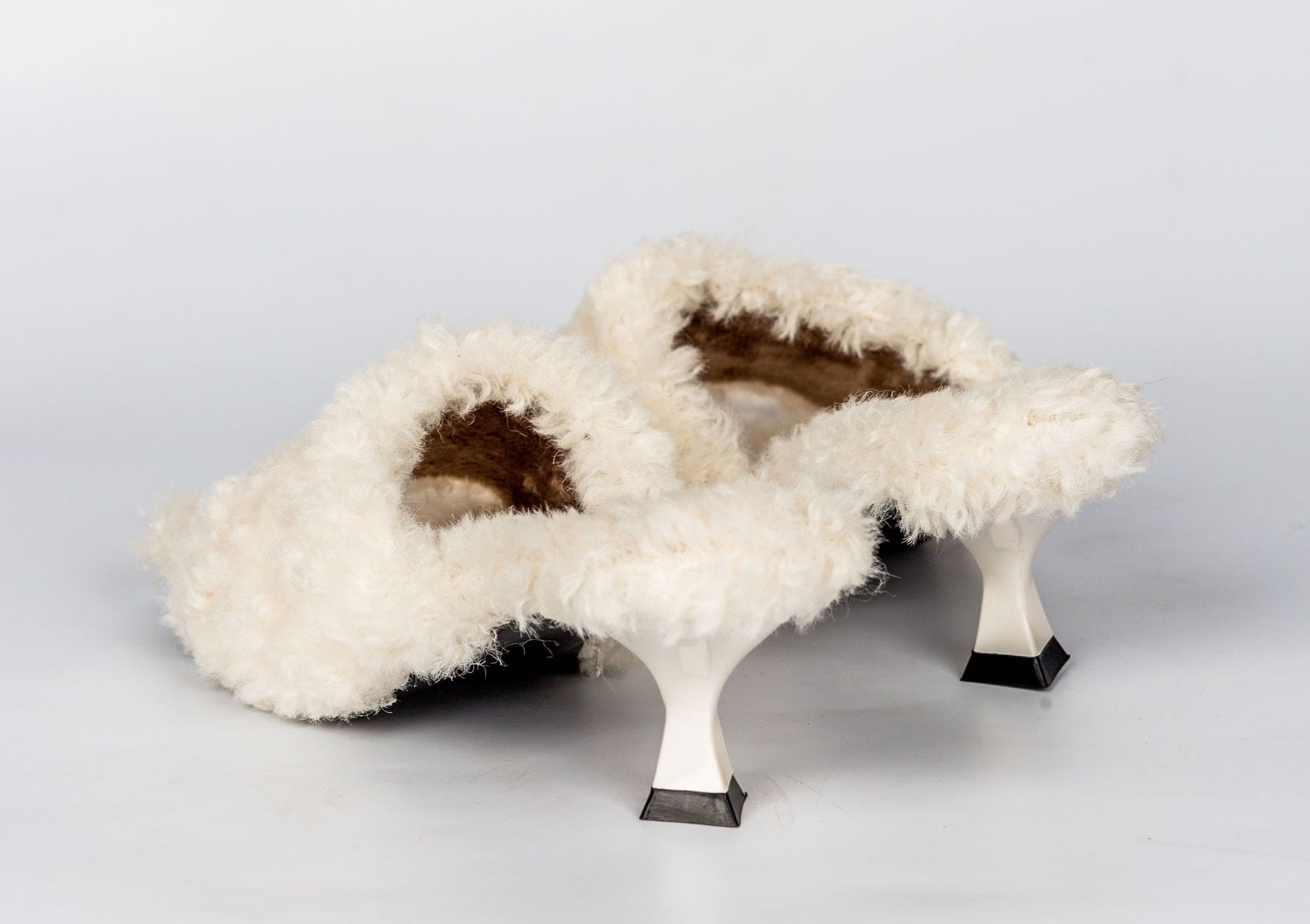 Faux Shearling Mules