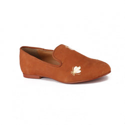 Embroidered Bumble Bee Loafers