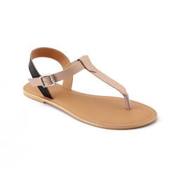 T-Strap Buckle Closure Sandals