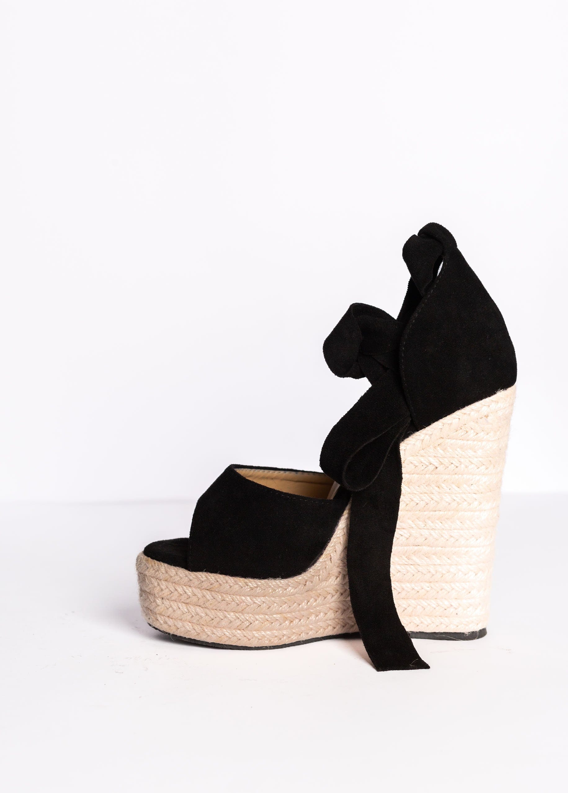 Lace-up Espadrilles Wedges