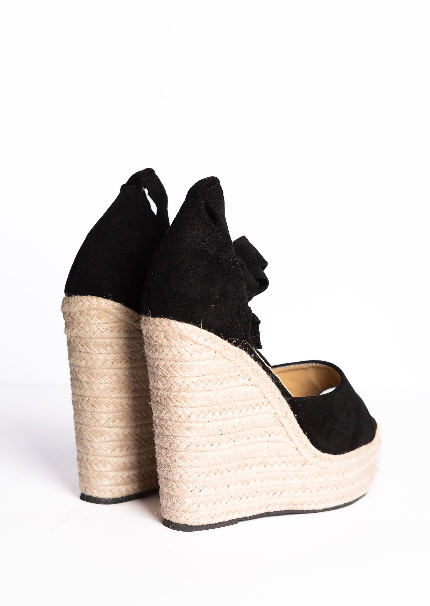 Lace-up Espadrilles Wedges