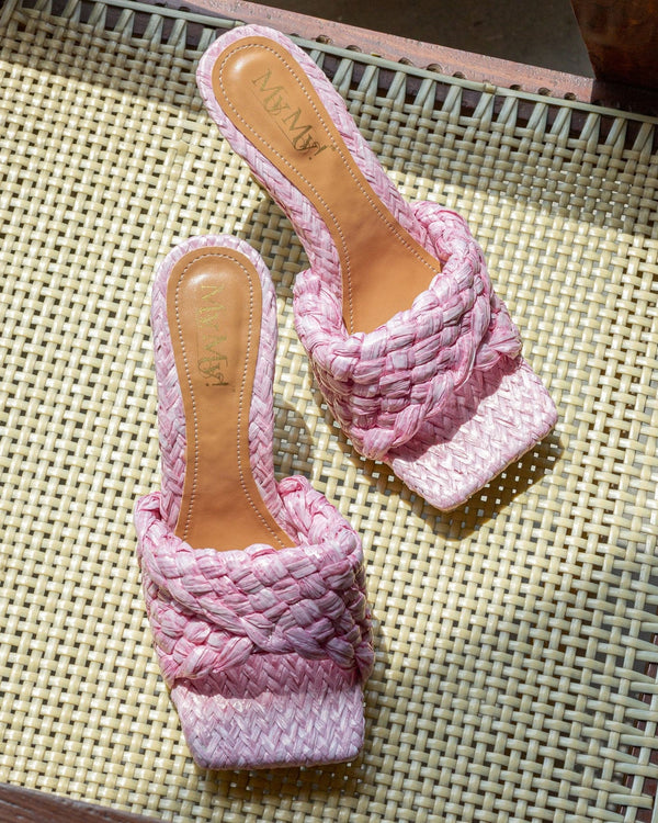 PINK KICK HEELS