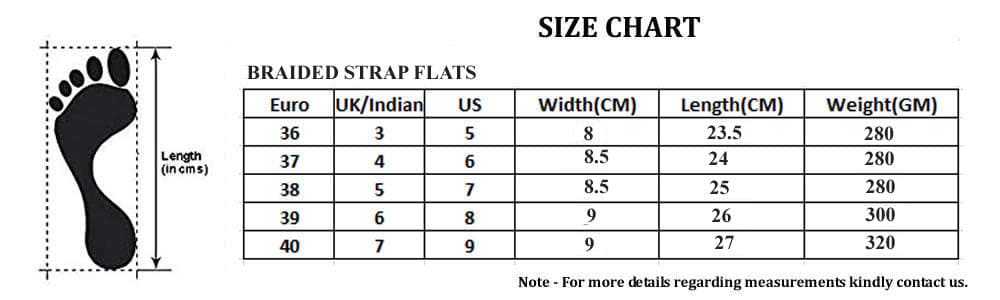 BRAIDED STRAP FLATS